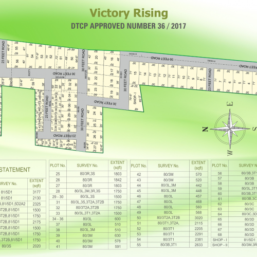 Victory Rising Layout